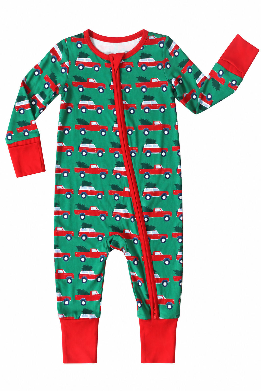 Christmas Trucks Zipper Sleeper