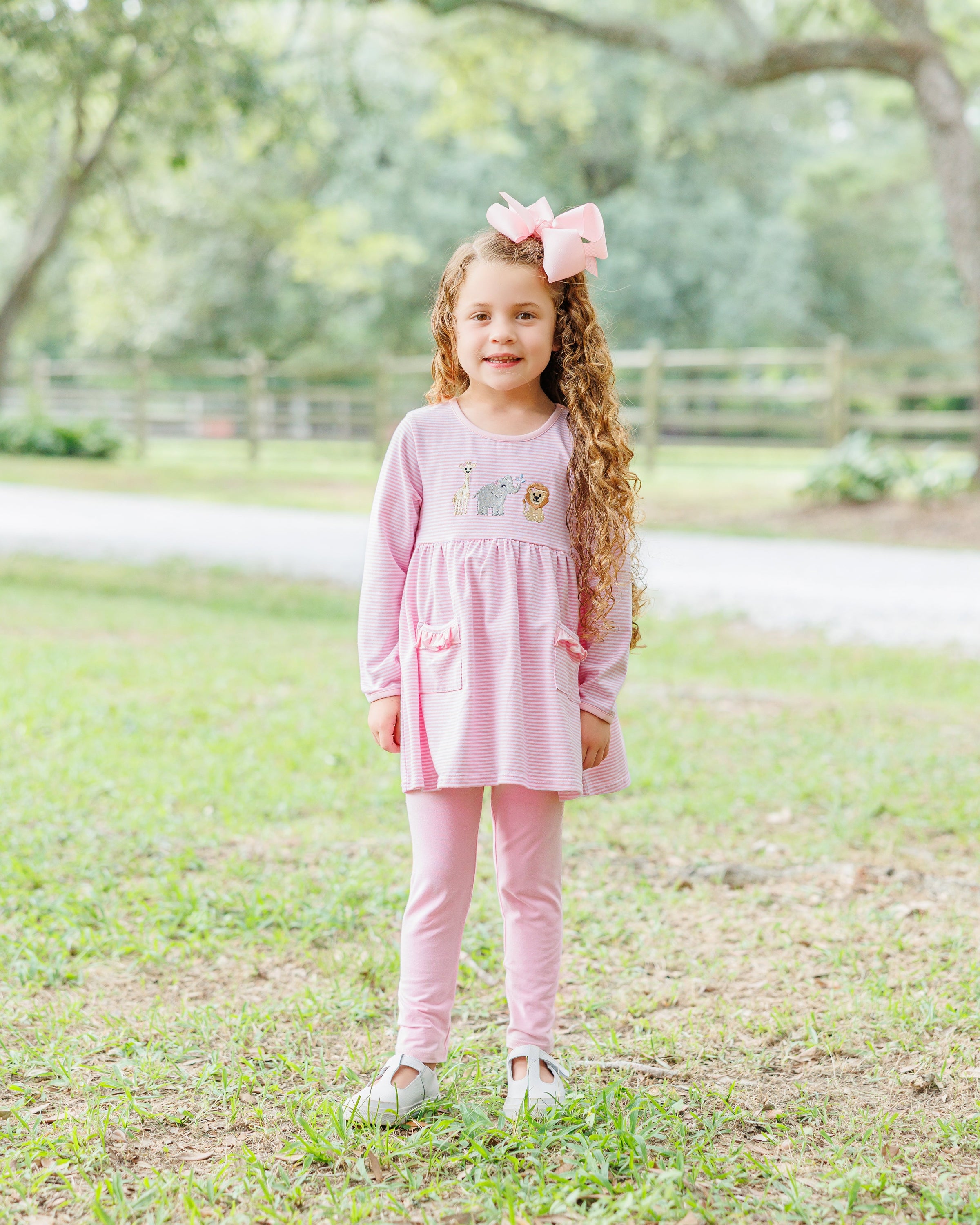 Zoo Crew Ruffle Pocket Pants Set