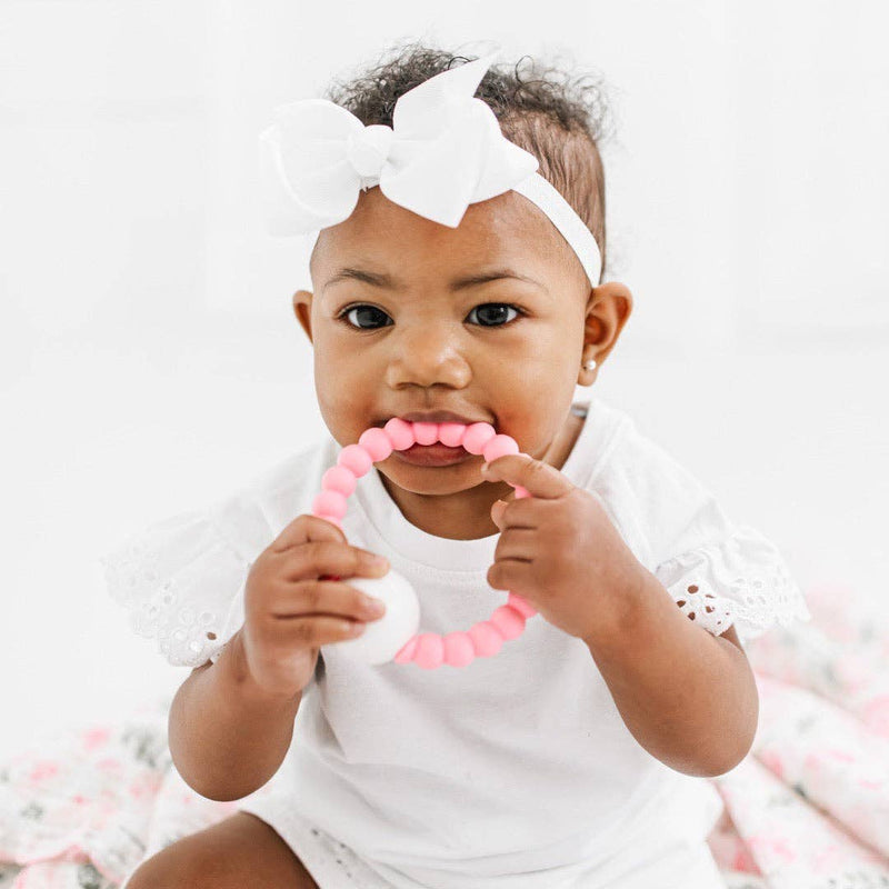 Cutie Teether Rattle (Multiple Colors)