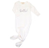 Hello! Knot Gown in Silver