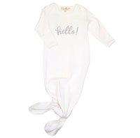 Hello! Knot Gown in Silver
