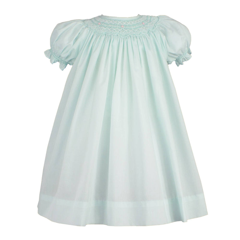 Bishop Smocked Daygown with Pearls (Mult. Colors)