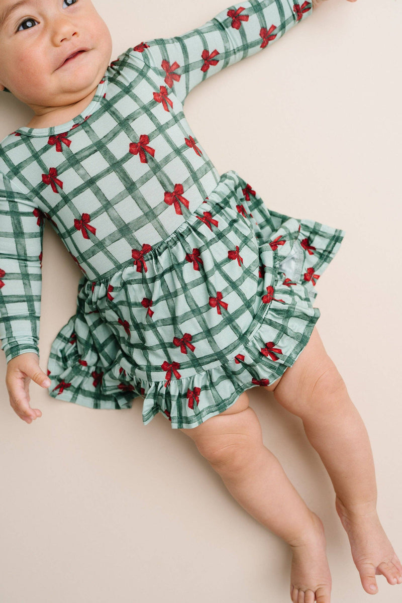 Gift Wrapped Bodysuit Bamboo Dress