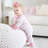 Rosy & Cozy Convertible Zip Romper