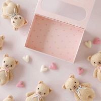 Baby Honey Bear (Blush Bow)