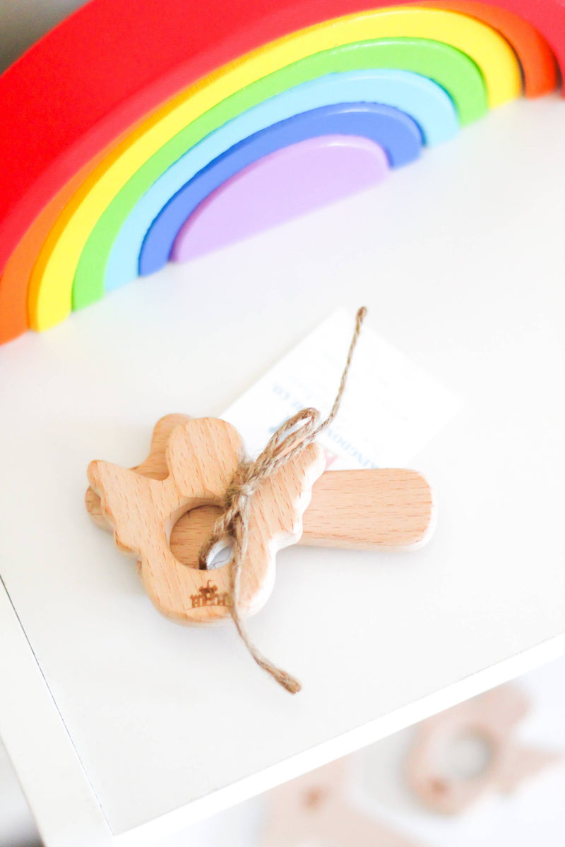 Christian Wooden Baby Teethers - Set of 3