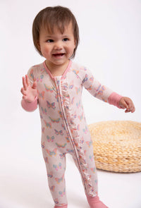 Butterfly Bliss - Convertible Zip PJs