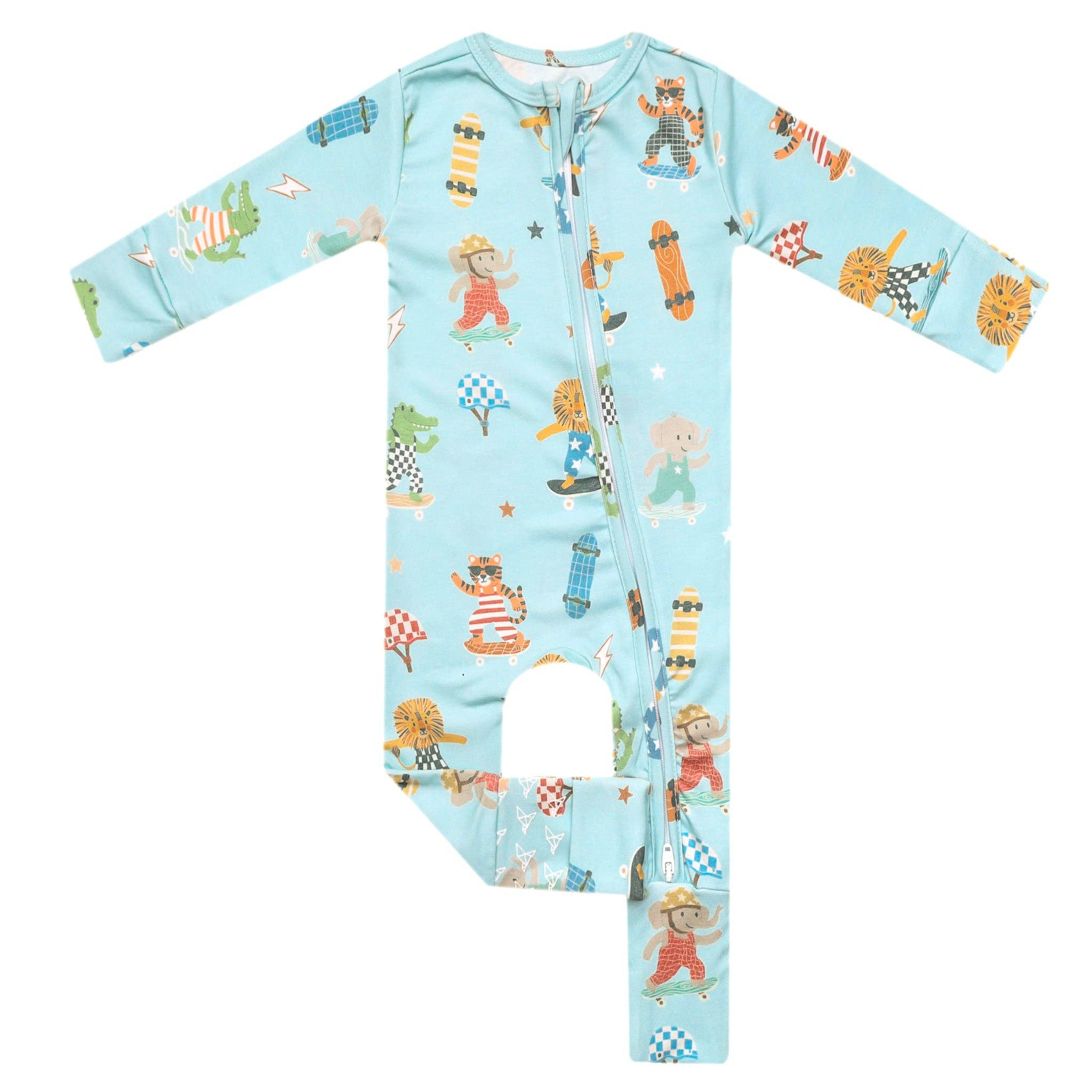 Convertible Zip-Up Footie - Tanner