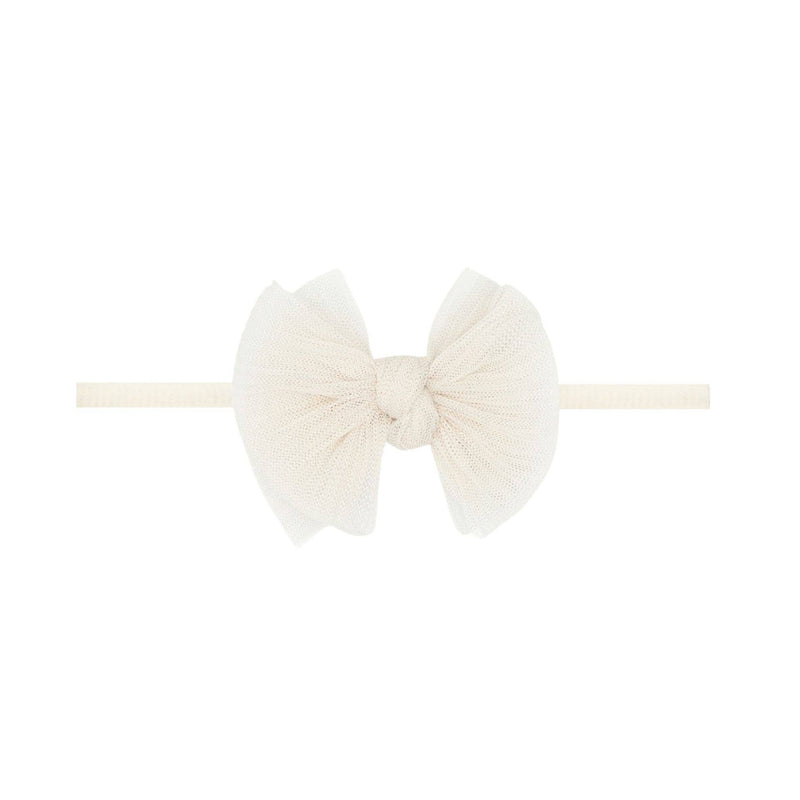 Baby Bling® Tulle Baby FAB® Skinny Tulle Bow Headband