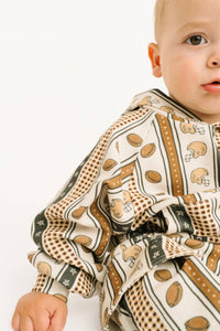 Touchdown Stripe Cargo Hoodie Set