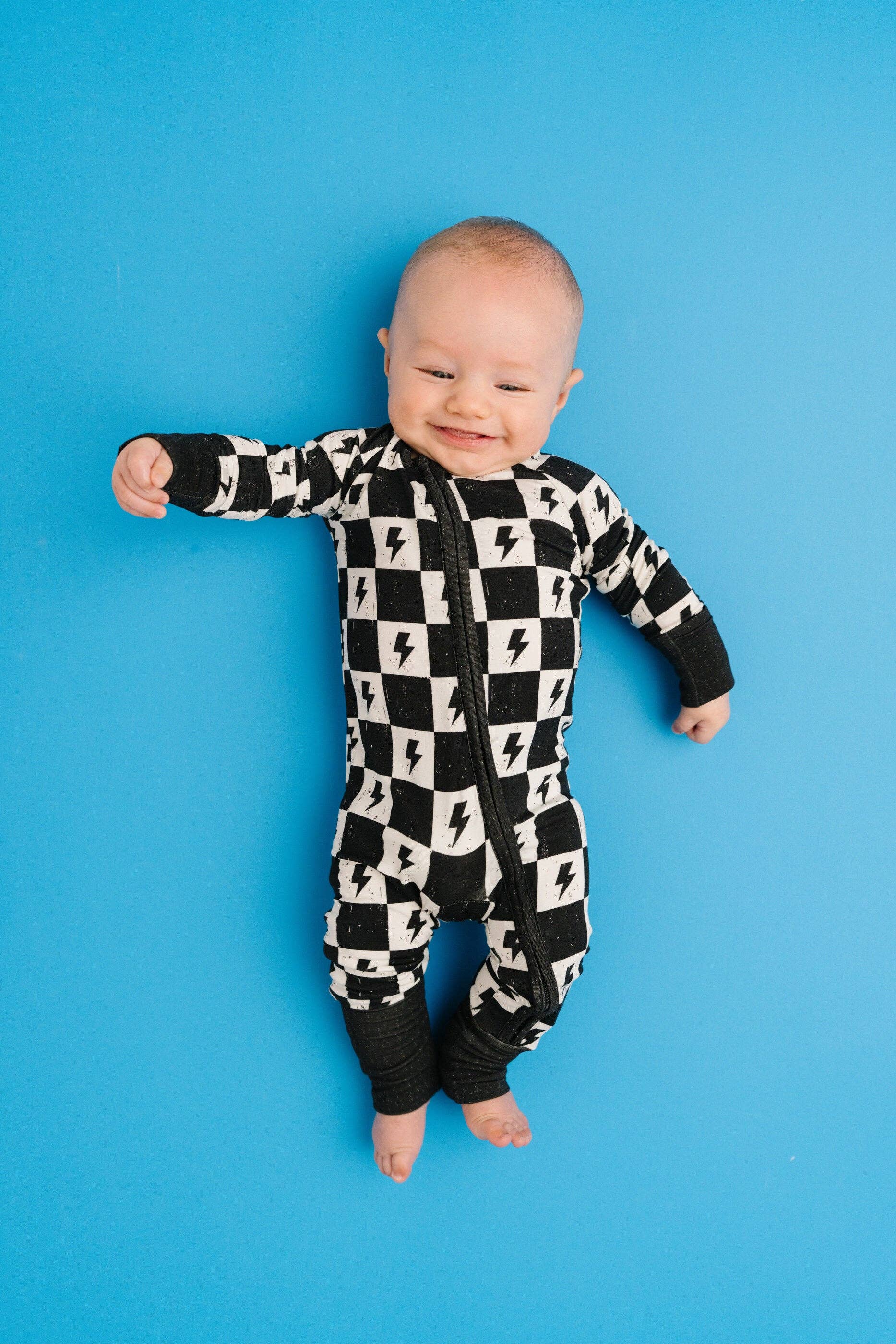 Electric Checkered Bamboo Sleeper