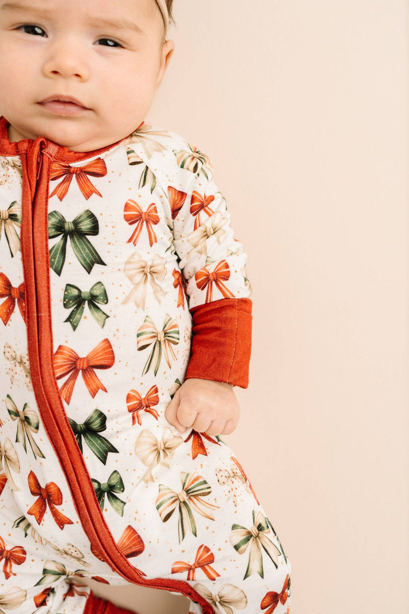 Holiday Bows Bamboo Sleeper