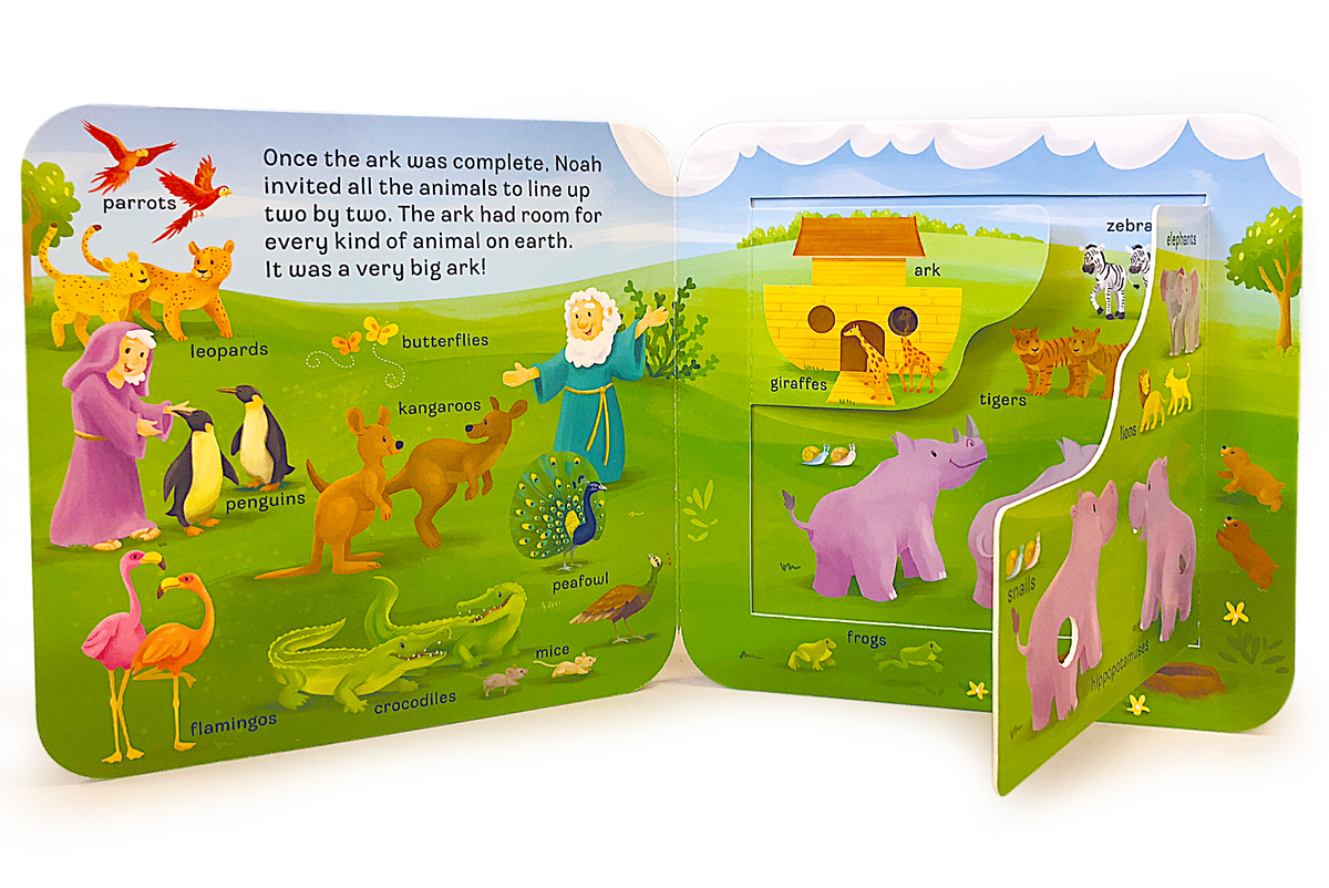 Peek-A-Flap Noah Board Book