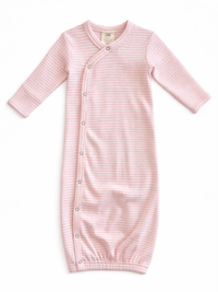 Pink Stripe / Ribbed Gown