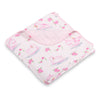 Elegant Swan Cotton Muslin Blanket