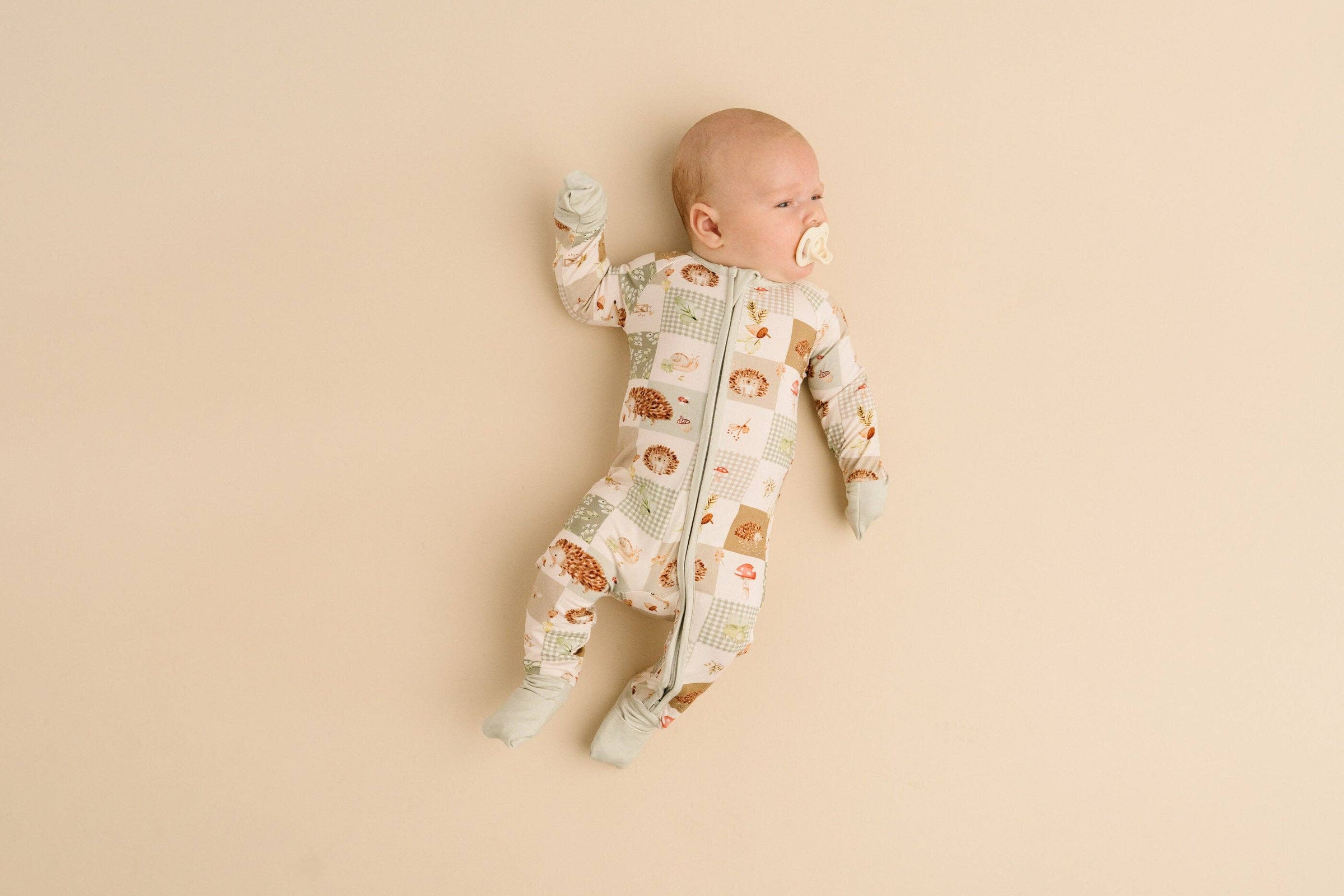 Hedgehog Patchwork Bamboo Sleeper