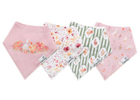 4 Pack Baby Bandana Bibs - Gigi