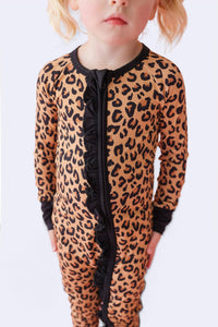 LEOPARD DREAM RUFFLE SLEEPER