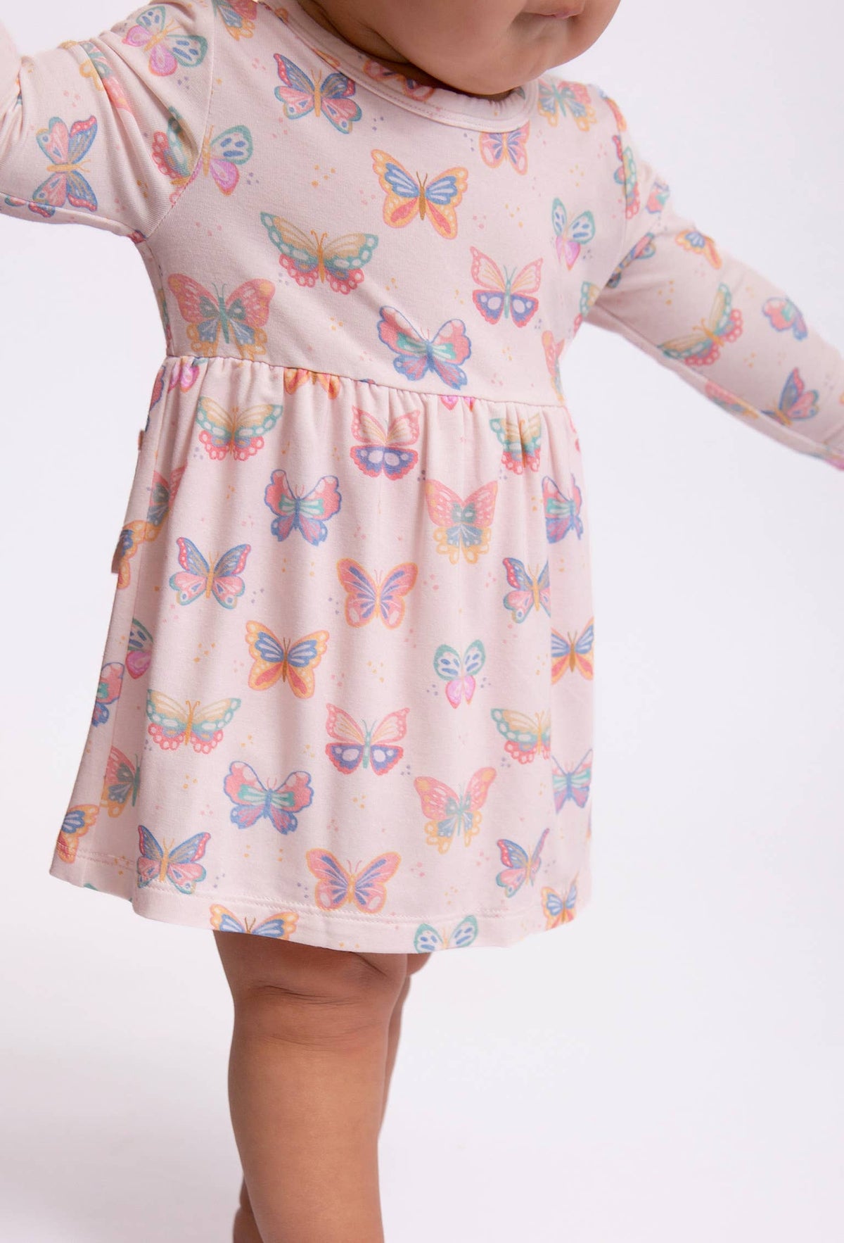 Butterfly Bliss - LS Bodysuit Dress