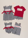 Arkansas Smocked Gingham Outfit