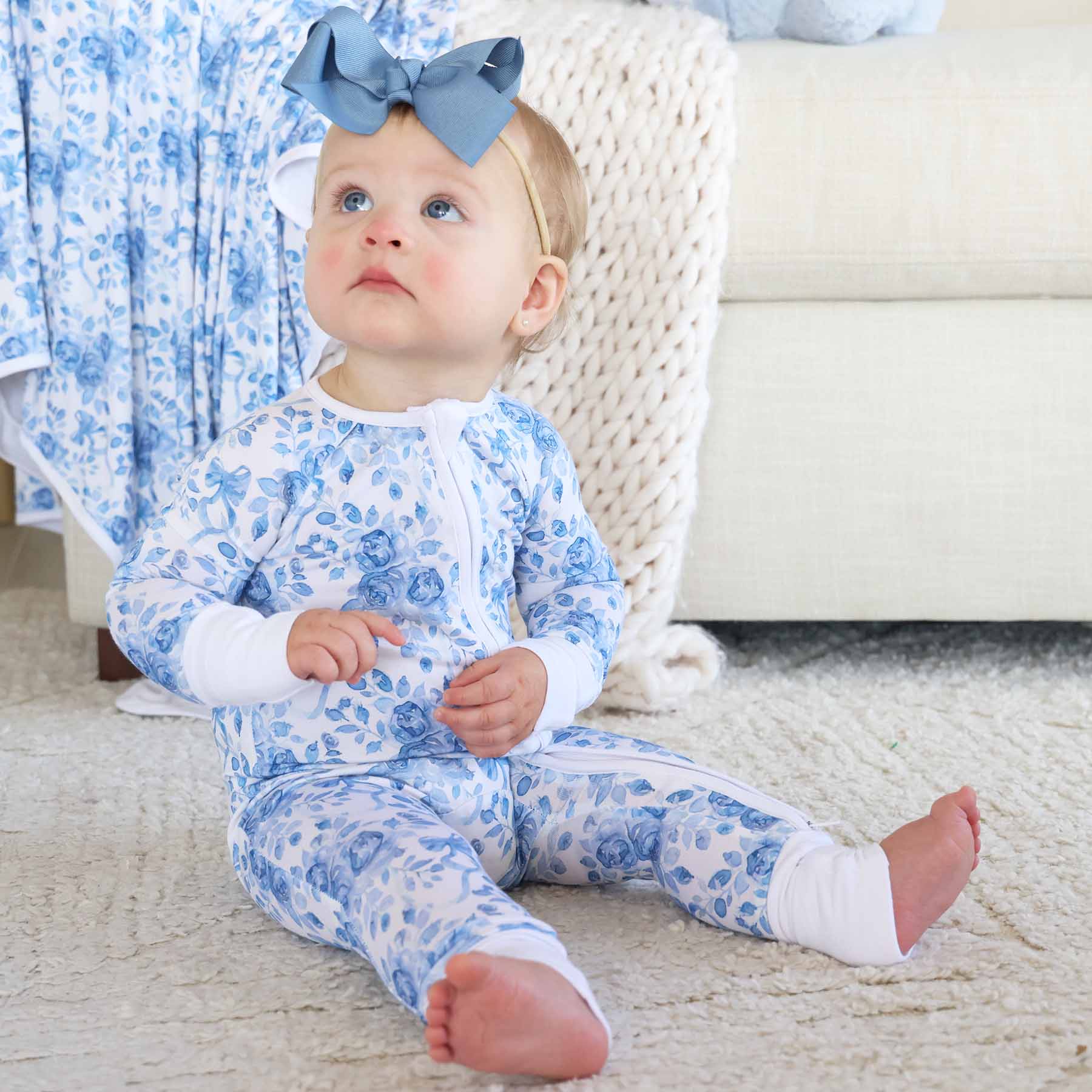 Betsy's Blooms Convertible Zip Romper