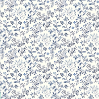 Navy Floral Peter Pan Dress