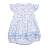 Skylar's Classics Sky Blue Printed Ruffle Flutters Bubble