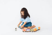 Wooden Magnetic Train Montessori Play Set