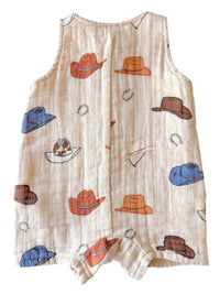 Western Muslin Shortie Romper