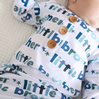 Newborn Baby Knot Gown & Hat Set | Little Sibling