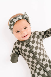 Pine Checkered Bamboo Sleeper