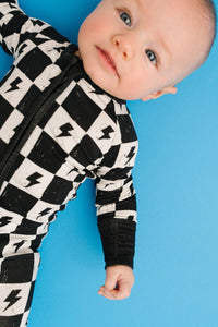 Electric Checkered Bamboo Sleeper