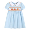 Pumpkin Vine Smocked Dress