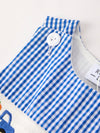 Pumpkin Truck Smock Embroidery Longall