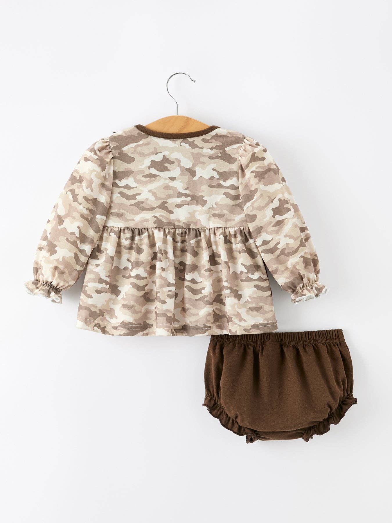 Duck Smocked Camo Bloomer Set
