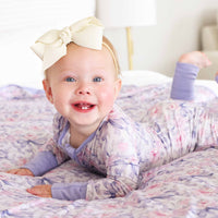 Leighton's Lavender Convertible Zip Romper