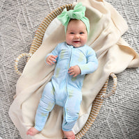 Sage Bunny ZIP Easter Bamboo Sleeper