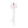 Scalloped Grosgrain Pacifier Clip w/ Detachable Bow