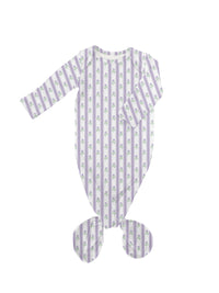 Lilac Ribbons Knotted Gown