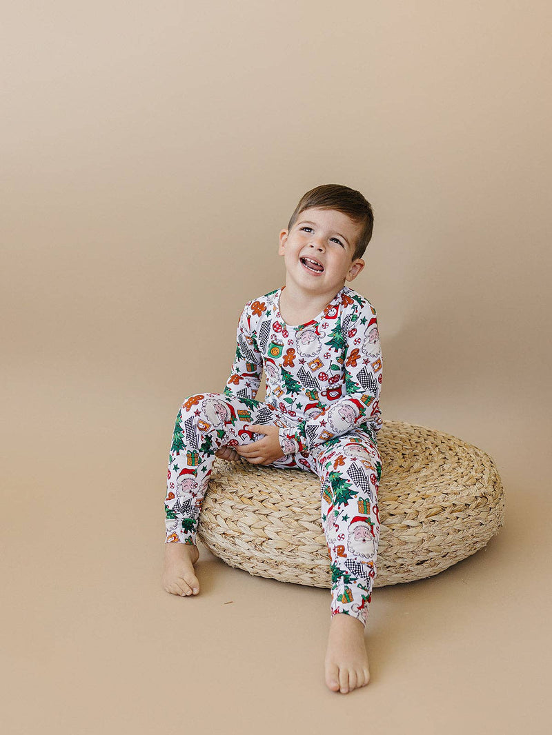 Christmas Vibes Bamboo Two Piece Set