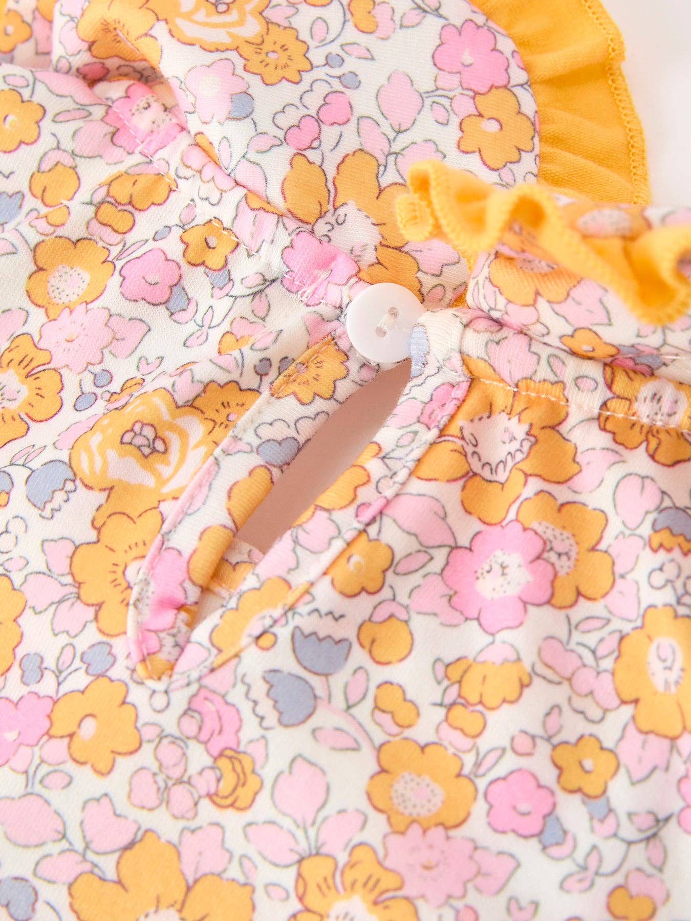 Bow Pumpkin Floral Dress