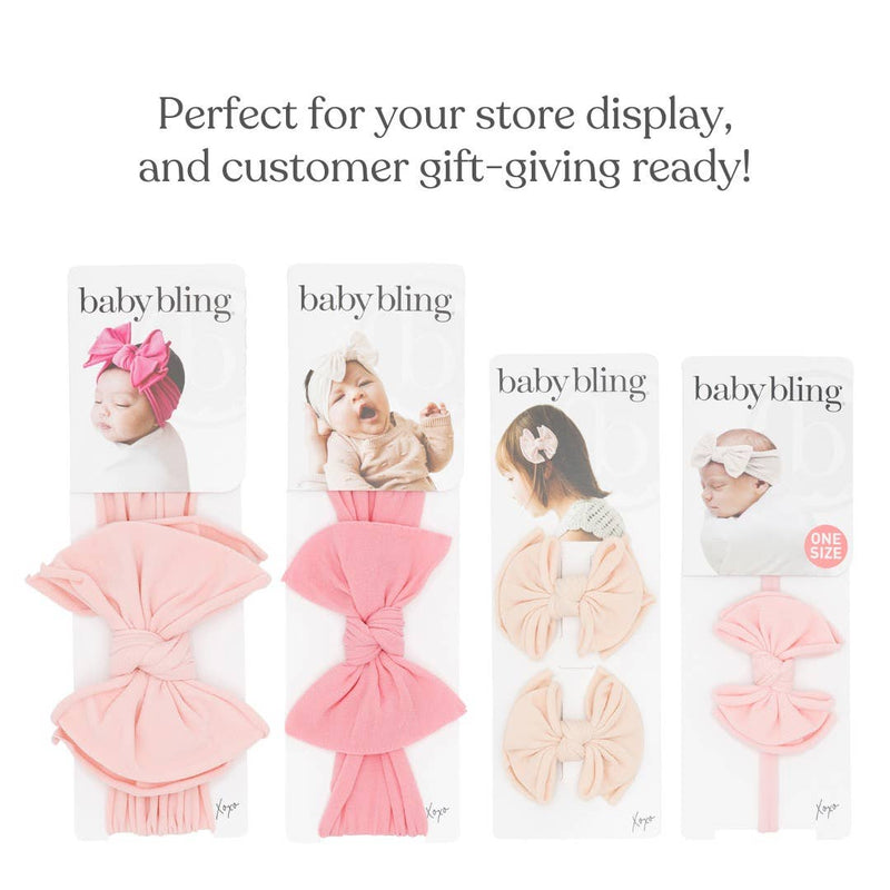 Baby Bling® Tulle Baby FAB® Skinny Tulle Bow Headband