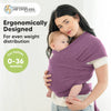 KeaBabies Original Baby Wrap Carrier