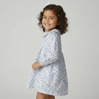Navy Floral Peter Pan Dress