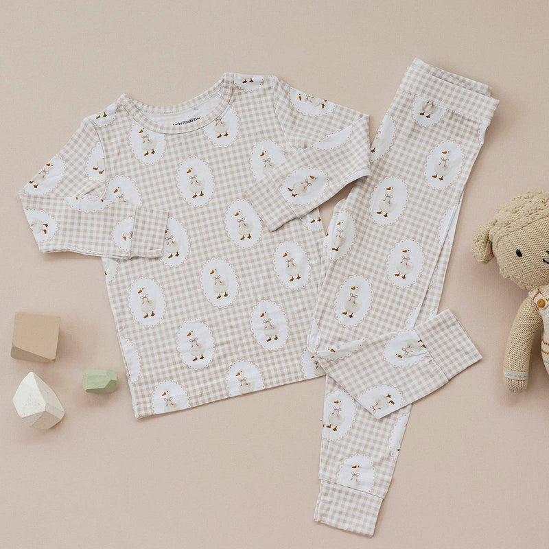 Gingham & Goose Bamboo 2 Piece Set
