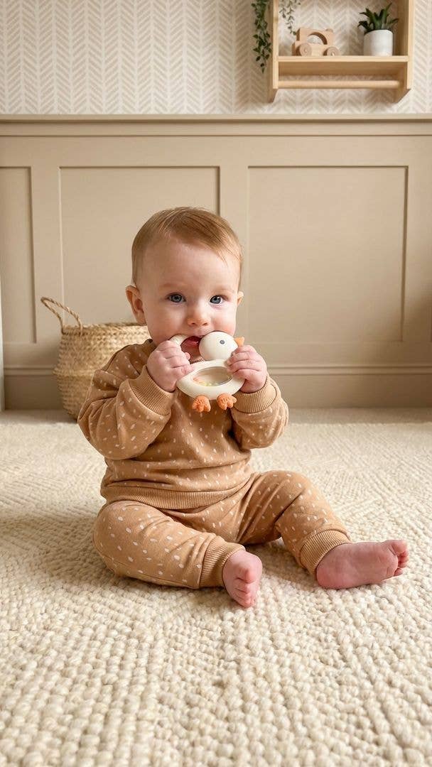 Bitzy Shake™ - Silicone Teether with Rattle