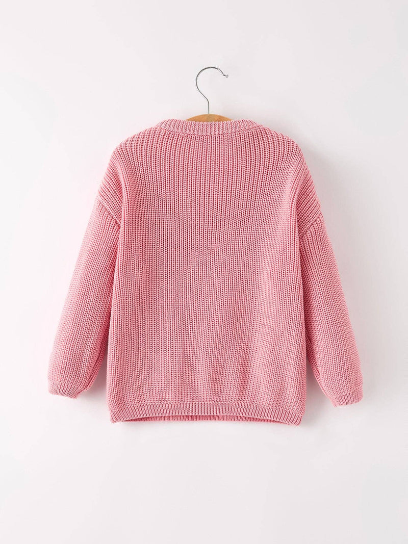 Christmas Bow Sequin Sweater