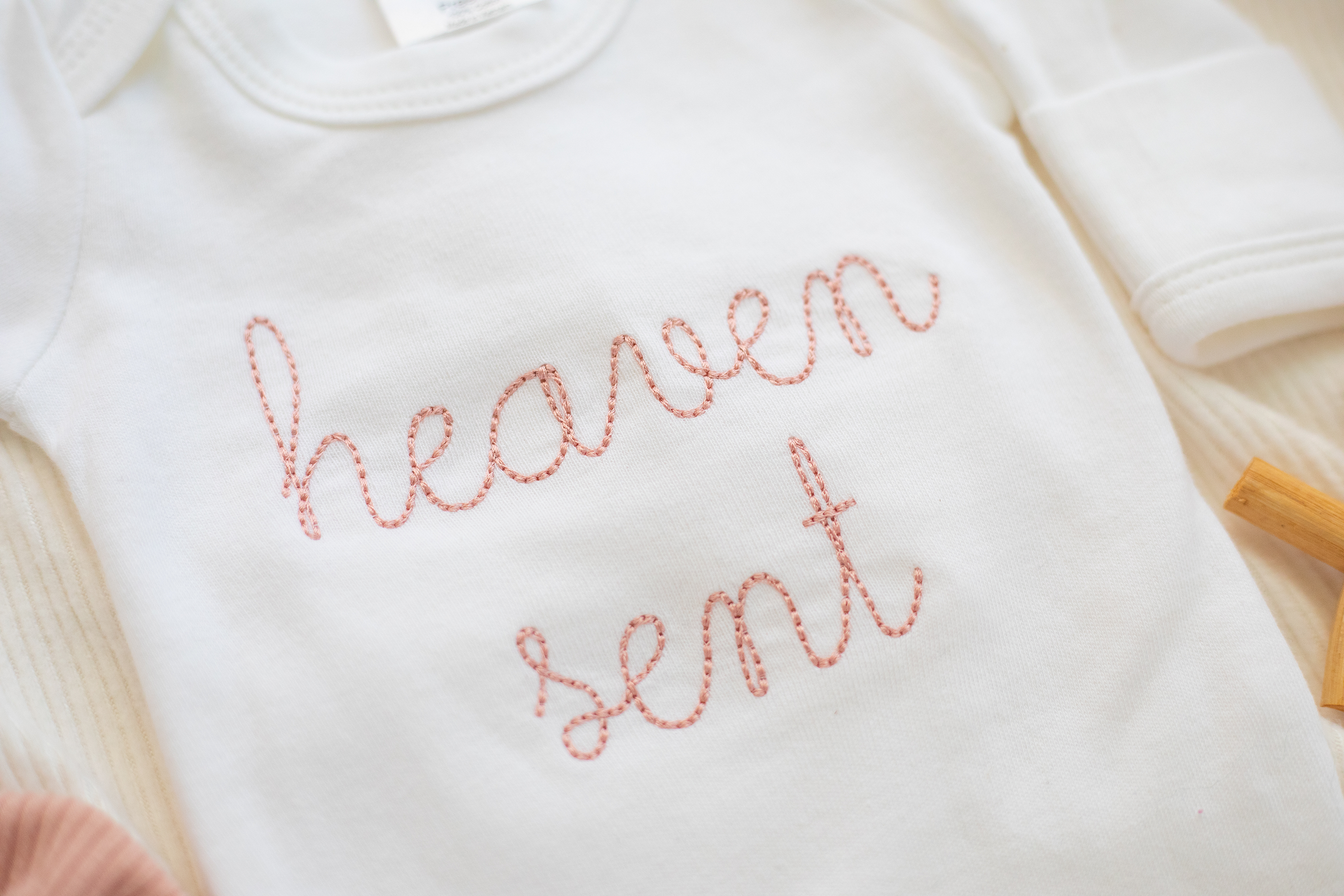 Baby Girl Romper | Heaven Sent Pink