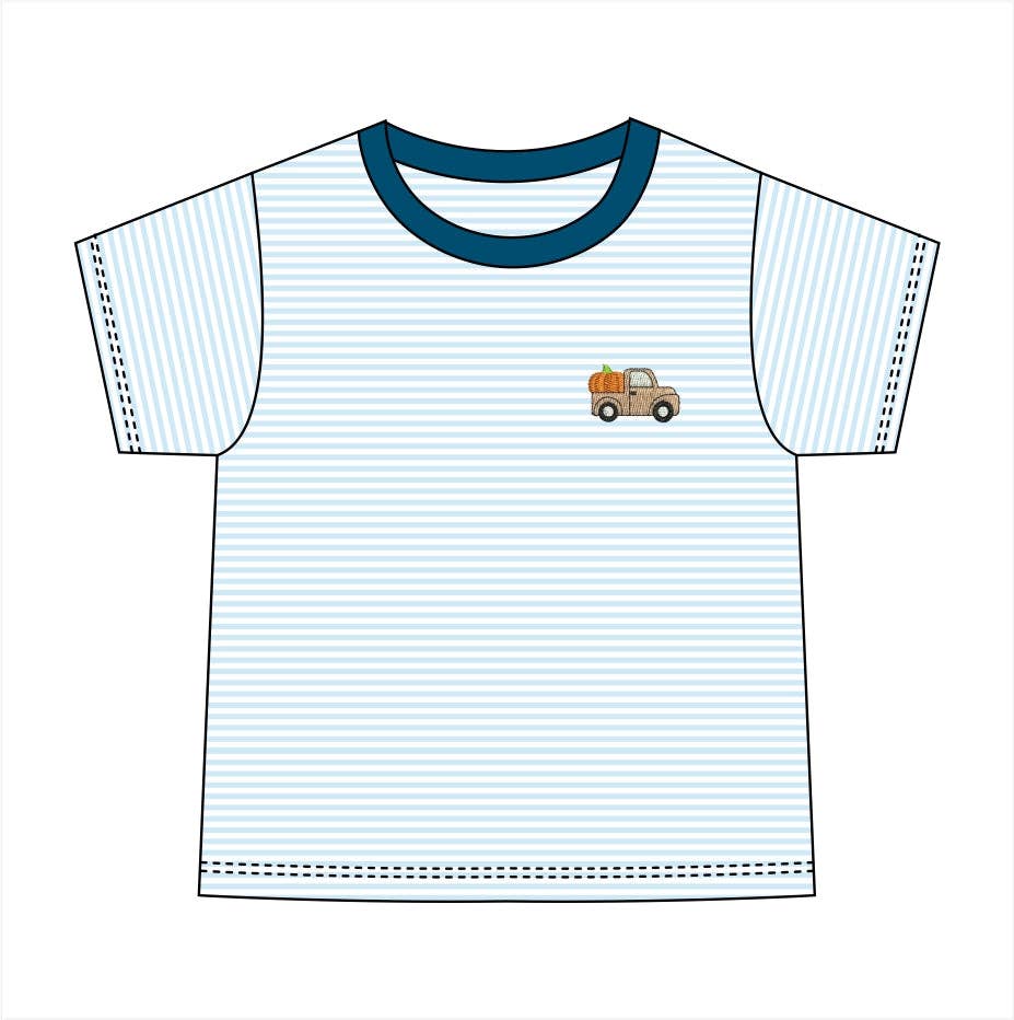 Boys Fall Blue T-Shirt