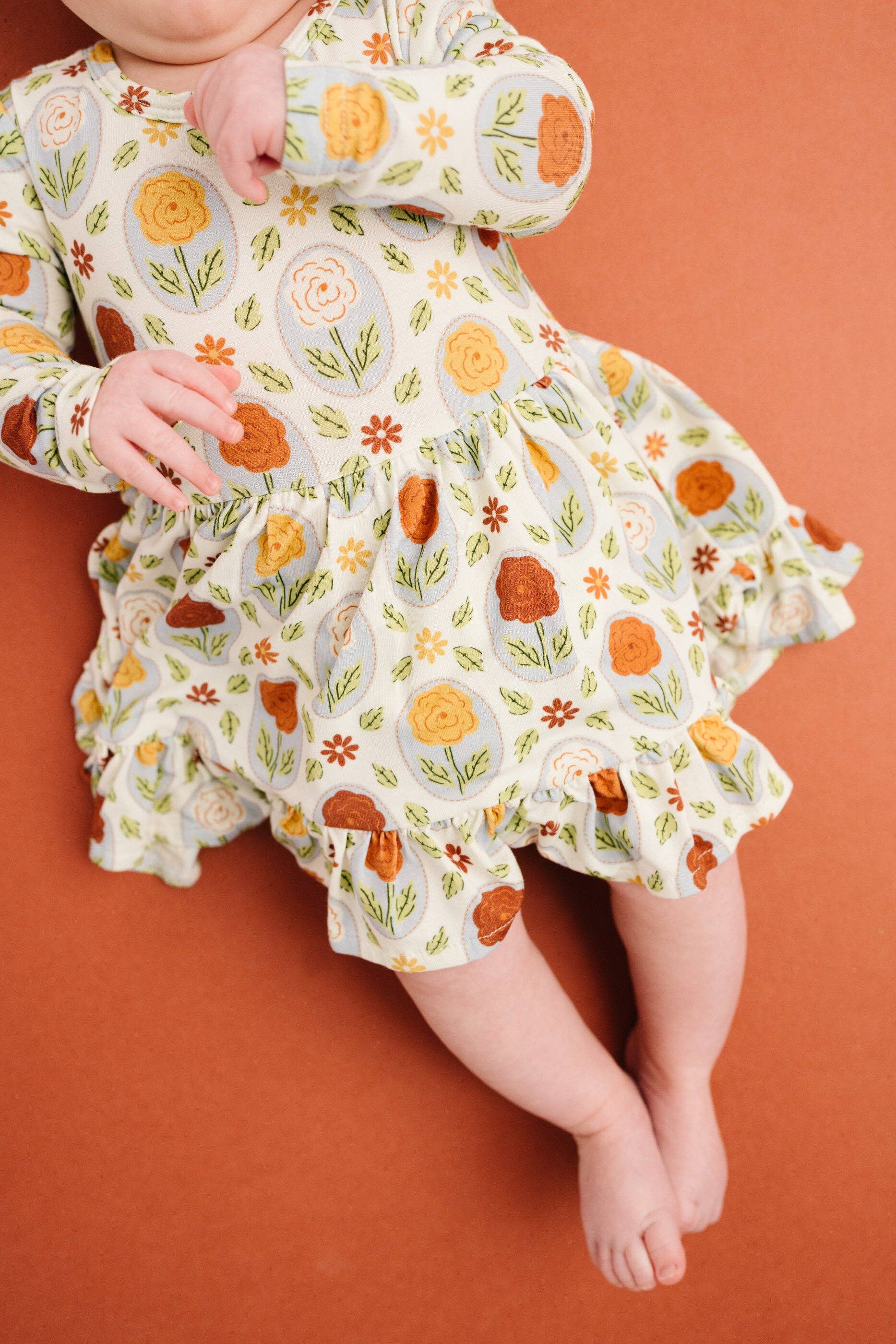 Rustic Meadow Bodysuit Bamboo Dress